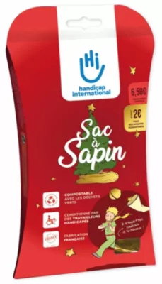 Sac à sapin de Noël Handicap international