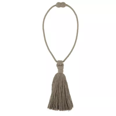 Embrasse à rideaux à aimant Pompon gris V.Creations