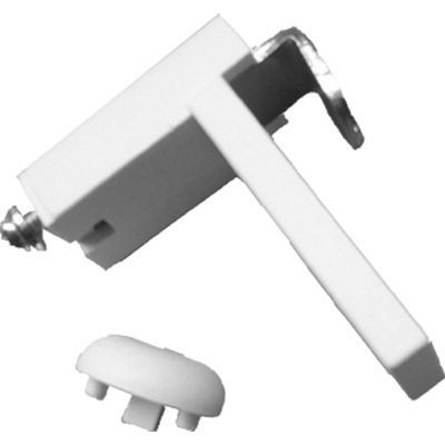 3 supports clips en métal pour stores
