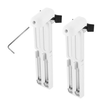 Support blanc pour store en PVC vendu par 2