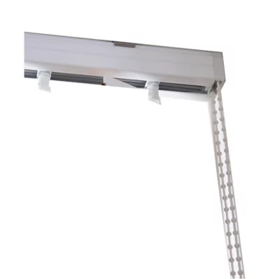 Rail pour store californien blanc ouverture centrale L.200cm Madeco