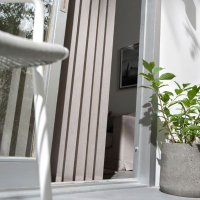 5 lamelles pour store californien Uni argile 280 cm Madeco