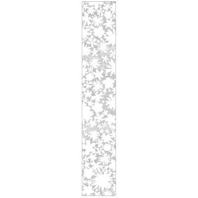 Panneau japonais Rondo dévoré blanc l.45 x H.260cm Madeco