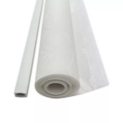 Panneau japonais tamisant fleuri blanc l.45 x H.260cm Madeco