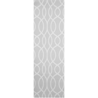 Panneau japonais Curve blanc et gris l.45 x H.260cm Madeco