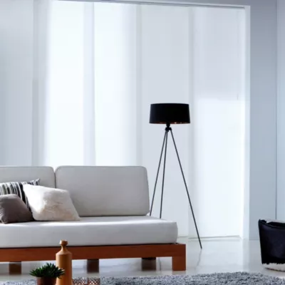 Panneau japonais blanc transparent l.45 x H.260 cm Madeco