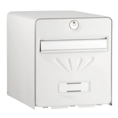 Boîte aux lettres 1 porte Balnéaire Blanche Burg-Wachter