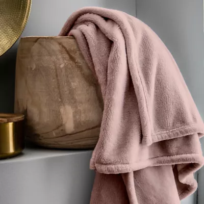 Plaid Microplush 150x200cm Rose Clair