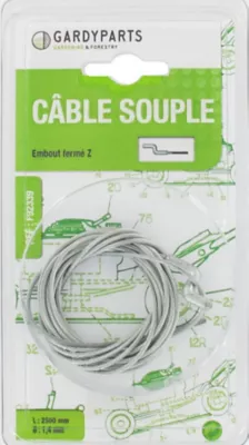 Câble souple d'accélérateur en Z F92339