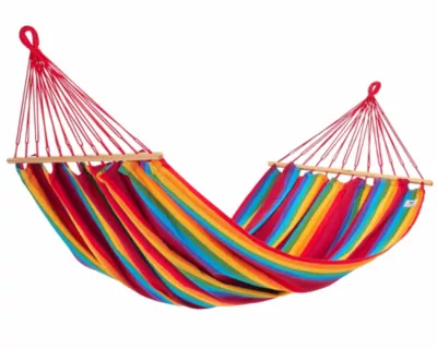 Hamac suspendu Graphik Jobek L. 300 cm x l. 140 cm multicolore