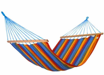 Hamac suspendu Kouple Jobek L. 350 cm x l. 140 cm multicolore