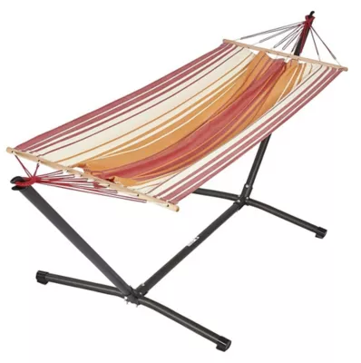 Hamac MetaliK rouge orange 100 x 300 cm
