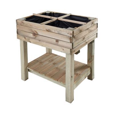 Carré potager sur pieds Forest Style Marta 80 x 60 x h.78 cm