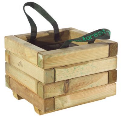 Bac carré pin FORESTSTYLE Baroque 40 x 40 x h.30 cm