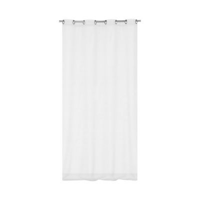 Voilage Zinnia blanc l.140 x H.240 cm