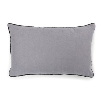 Coussin Velours gris 30 x 50 cm