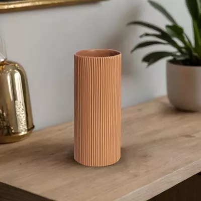 Vase en céramique terracotta H.20,2 x Ø8,2 cm, JBY Creation