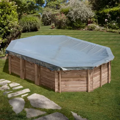 Bâche d'hivernage Sunbay pour piscine Lokka 5,51 x 3,51 m