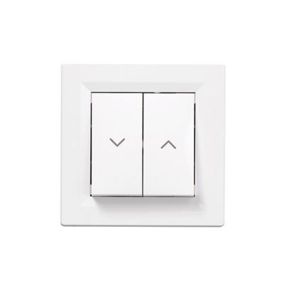 Image principale de Commande volet roulant 2 boutons complet Schneider Electric Asfora blanc