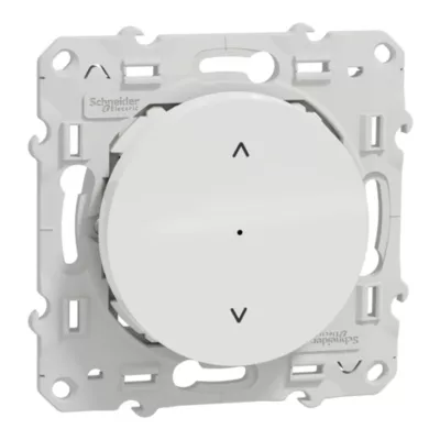 Interrupteur volet roulant 4A zigbee Wiser Odace Schneider Electric blanc