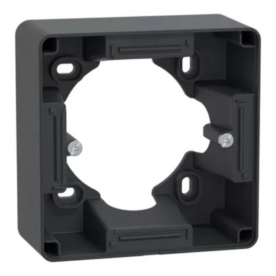 Boîte d'encastrement diamètre 36 mm Schneider Electric Ovalis anthracite