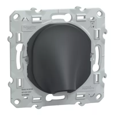 Sortie de câble 16A diamètre 6 à 12 mm Schneider Electric Ovalis anthracite