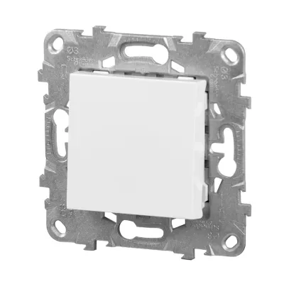 Interrupteur va-et-vient connexion rapide 10A Schneider Electric Unica Déco blanc