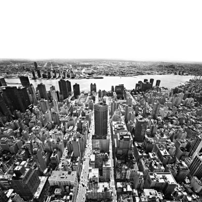 Toile imprimée Vue New York 80 x 60 cm
