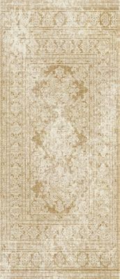 Tapis vinyle vintage clair 116 x 49,5cm