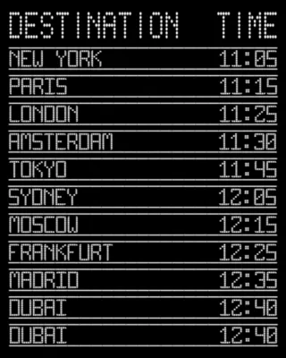 Affiche destination time Dada Art l.40 x H.50 cm