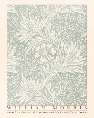 Affiche William Morris pastel l.30 x L.40 Dada Art
