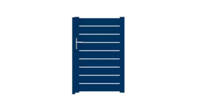 Portillon rioz 100x152 cm Bleu saphir 5003 Jardimat