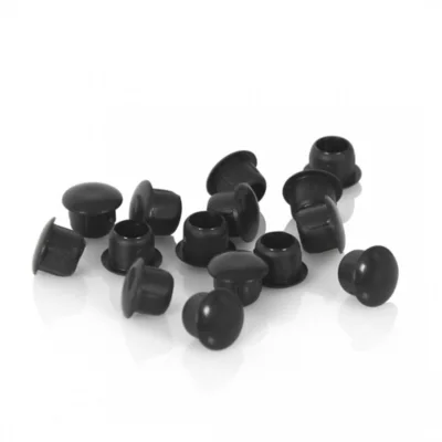 Capuchon vendu par 10 noir pour trou de 10 mm Protecta pour volet roulant