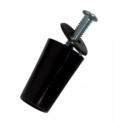 Butée ronde 40mm noir Protecta pour volet roulant vendue par 2