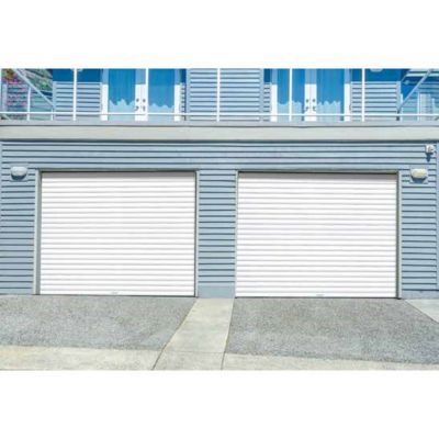 Porte de garage enroulable Protecta Opale blanche - L.240 x h.200 cm (pré-montée)