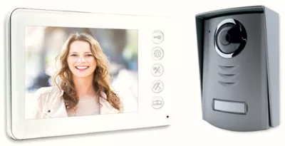 Interphone vidéo couleur ultra plat