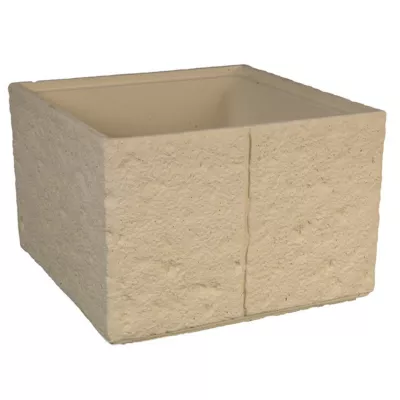 Elément de pilier Rustique 30 x 30 cm champagne