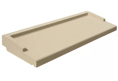 Appui de fenêtre pierre 130 x 34 cm beige