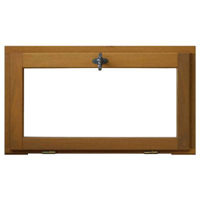 Fenêtre abattant bois 1 vantail - l.60 x h.45 cm