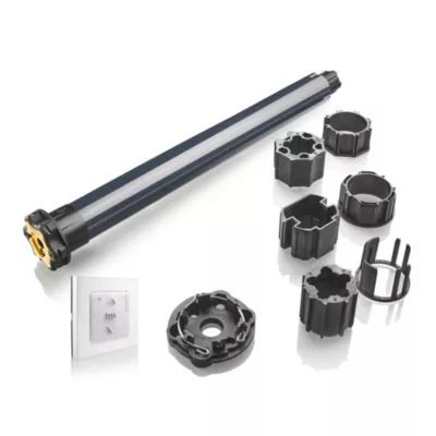 Kit de remplacement moteur volet roulant porte-fenêtre – Radio RTS - Somfy - Installation facile - Commande sans fil incluse