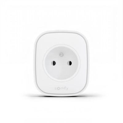 Somfy 1871215 - Prise connectée Zigbee compatible TaHoma avec suivi de consommation électrique