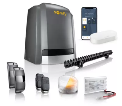 Motorisation de portail coulissant Somfy SlidyMoove 600 Connect