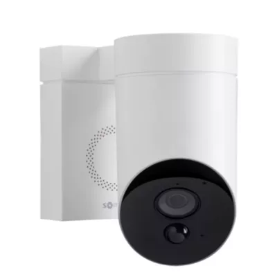 Caméra de surveillance extérieure - Outdoor Camera 2 blanche - Somfy - Wifi - Détection intelligente - 1080p Full HD - Sirène 110 dB