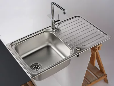 Lot évier + mitigeur inox Chutes