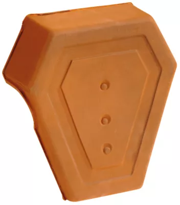 Fronton de rive universelle rouge terre cuite