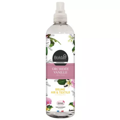 Brume air et textile Boldair orchidée vanille 400ml