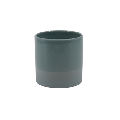 Pot de rangement Lucie Ornami H. 12,5 cm céramique vert menthe