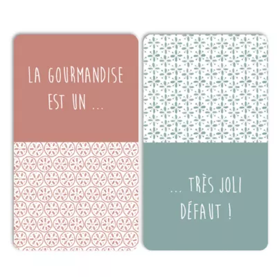 Plaque de protection verre trempé Mila décor rose et vert, 2 pièces