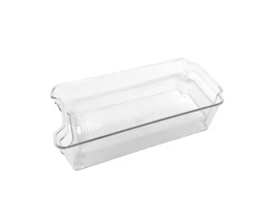 Bac de rangement en plastique transparent pour réfrigérateur 31,5 x 15,8 x 8,7 cm Ornami