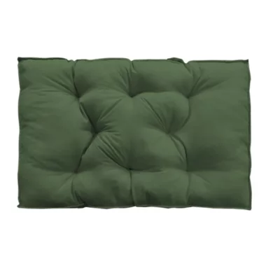 Coussin palette déperlant vert kaki L.120 x l.80 x ep.10cm Ornami